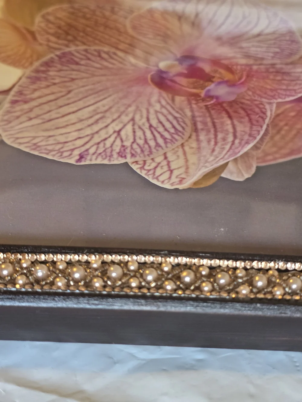 Orchid Floral Wall Art Print  Decorative Home Accent Picture Frame New 8x10 Phot